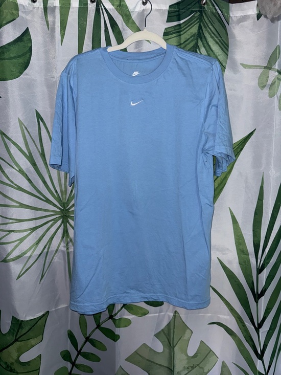Nike Tops - Nike Sky Blue Swoosh Short Sleeve Tee